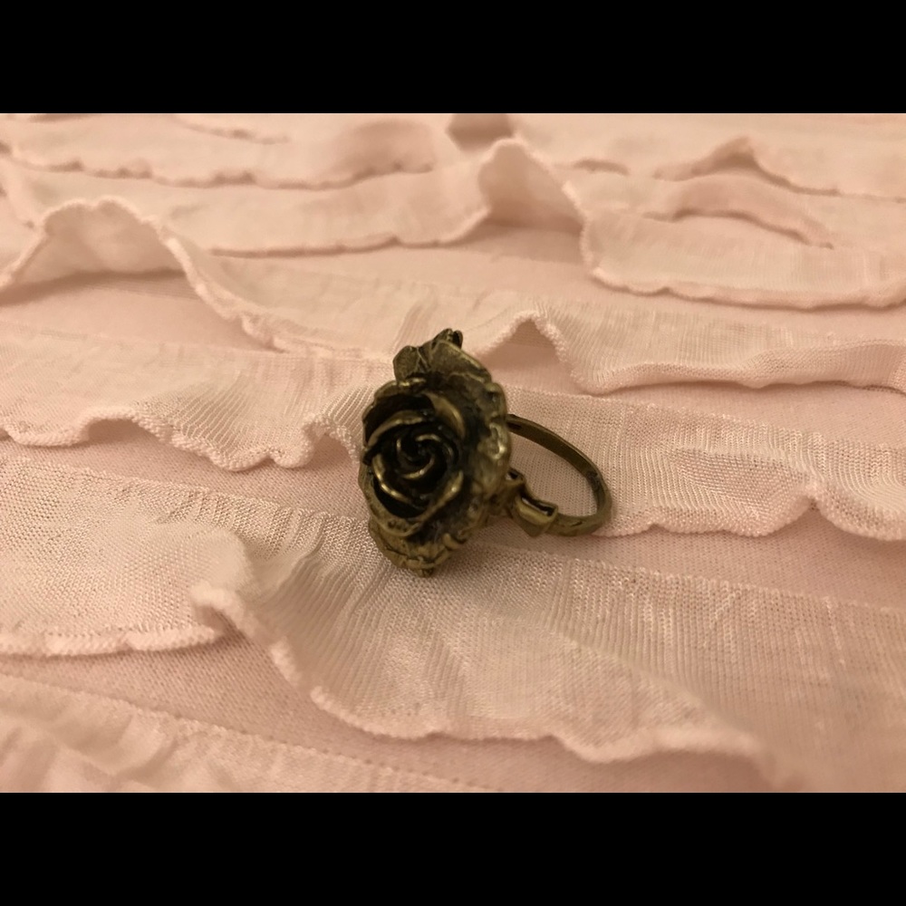 Anthropologie Wild Rose Ring